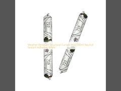 Атмосферостойкий структурный герметик для навесных стен 590 мл нейтральный белый