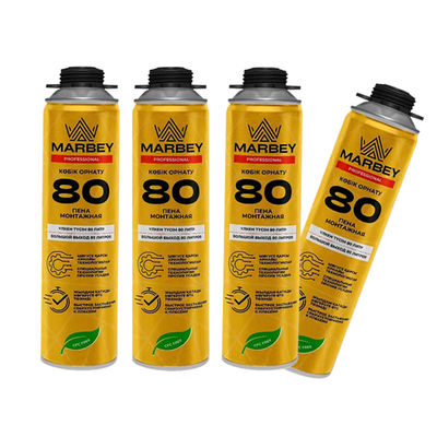 Хорошая цена. OEM Спрей пенопласт Изоляционный герметизатор Жидкий ПУ пенопласт Клемент водонепроницаемый онлайн