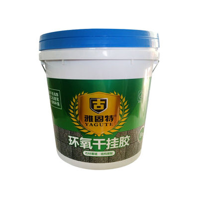 Хорошая цена. White Epoxy Dry-hanging Adhesive AB Adhesive 18kg Building Tile Repair онлайн