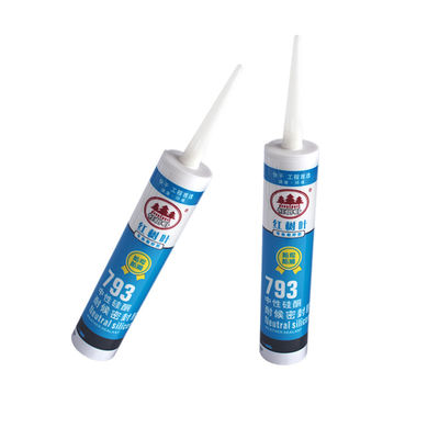 Черный водостойкий нейтральный силиконовый клей для крыш, стекла и фасадов