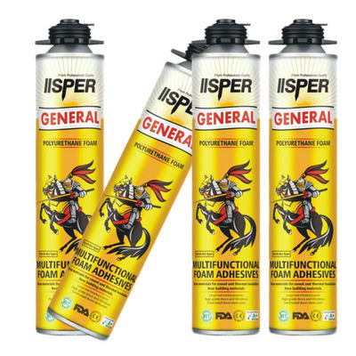 750 мл Огнеупорный бежевый белый полиуретановый пенозаполнитель