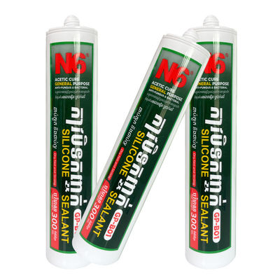 Хорошая цена. Белое прозрачное водонепроницаемое ацетоксикислотное силиконовое герметическое средство онлайн