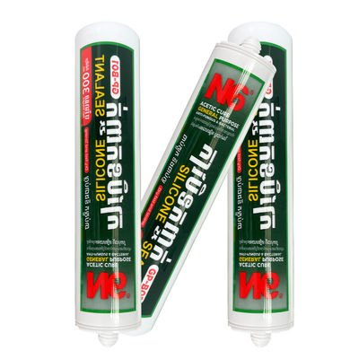 Хорошая цена. Прозрачное белое водонепроницаемое стекло ванной кухня кислотный силиконовый герметизатор онлайн